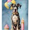 Edge Collections - 11.25" X 15.50" - Multicolor - Great Dane Birthday Flag - 1 Piece